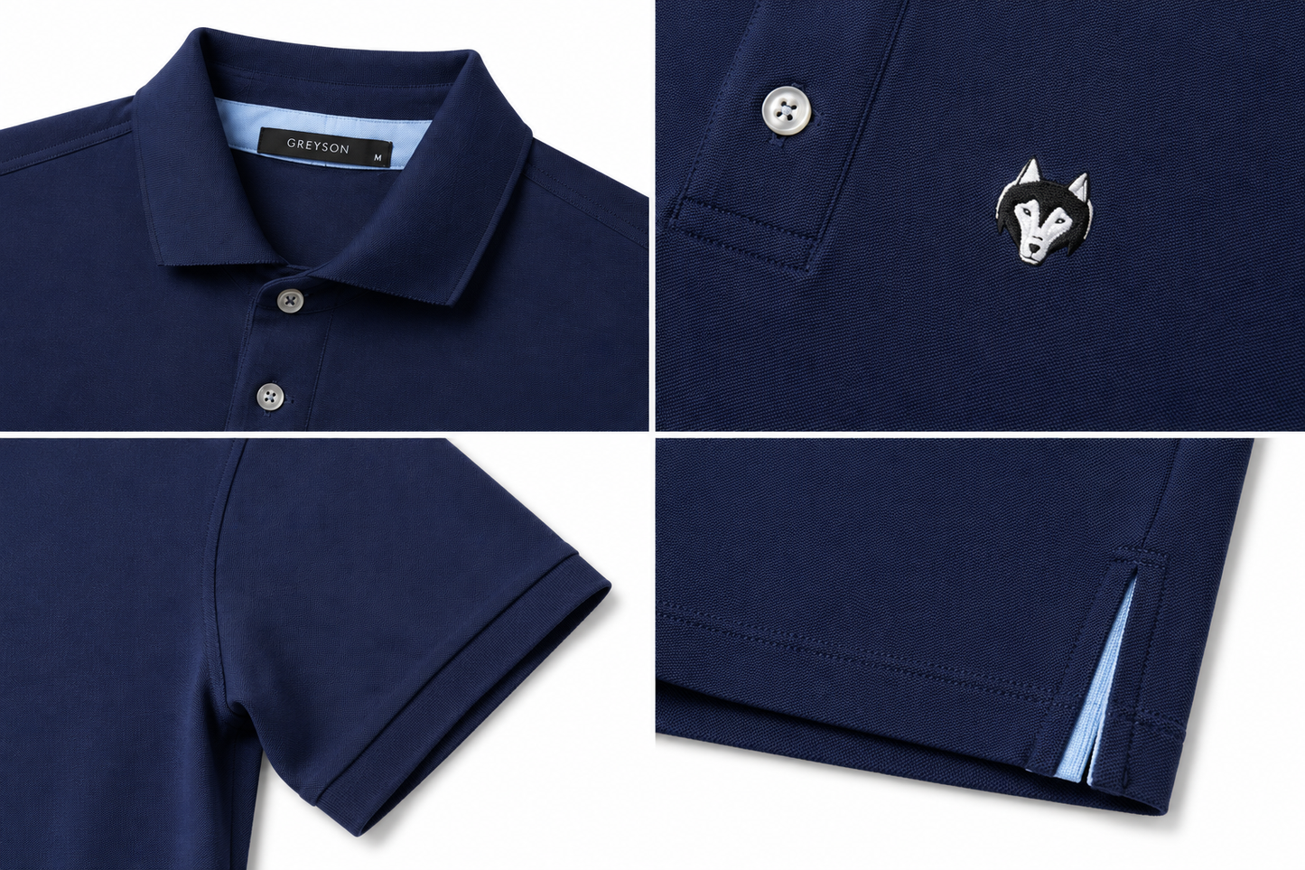 Crowley Icon Polo - Maltese Blue