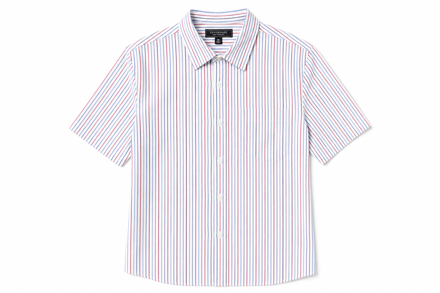 Short Sleeve Button Up - Blue Multi