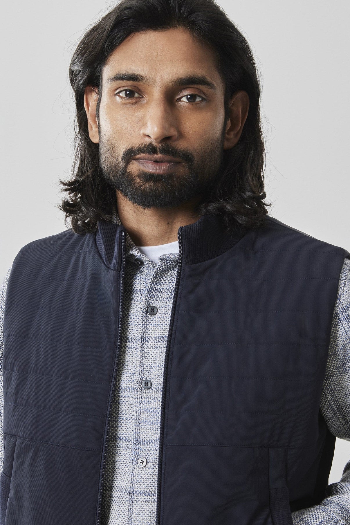 Fremantle Quilted Vest - Black