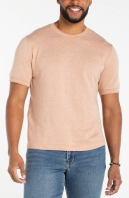 Crewneck Sweater Tee - Clay