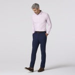 Load image into Gallery viewer, Hilton Dress Shirt - Lavender Chalk Stripe
