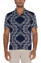 Load image into Gallery viewer, Short Sleeve Camp Shirt - Eclipse Porcelain
