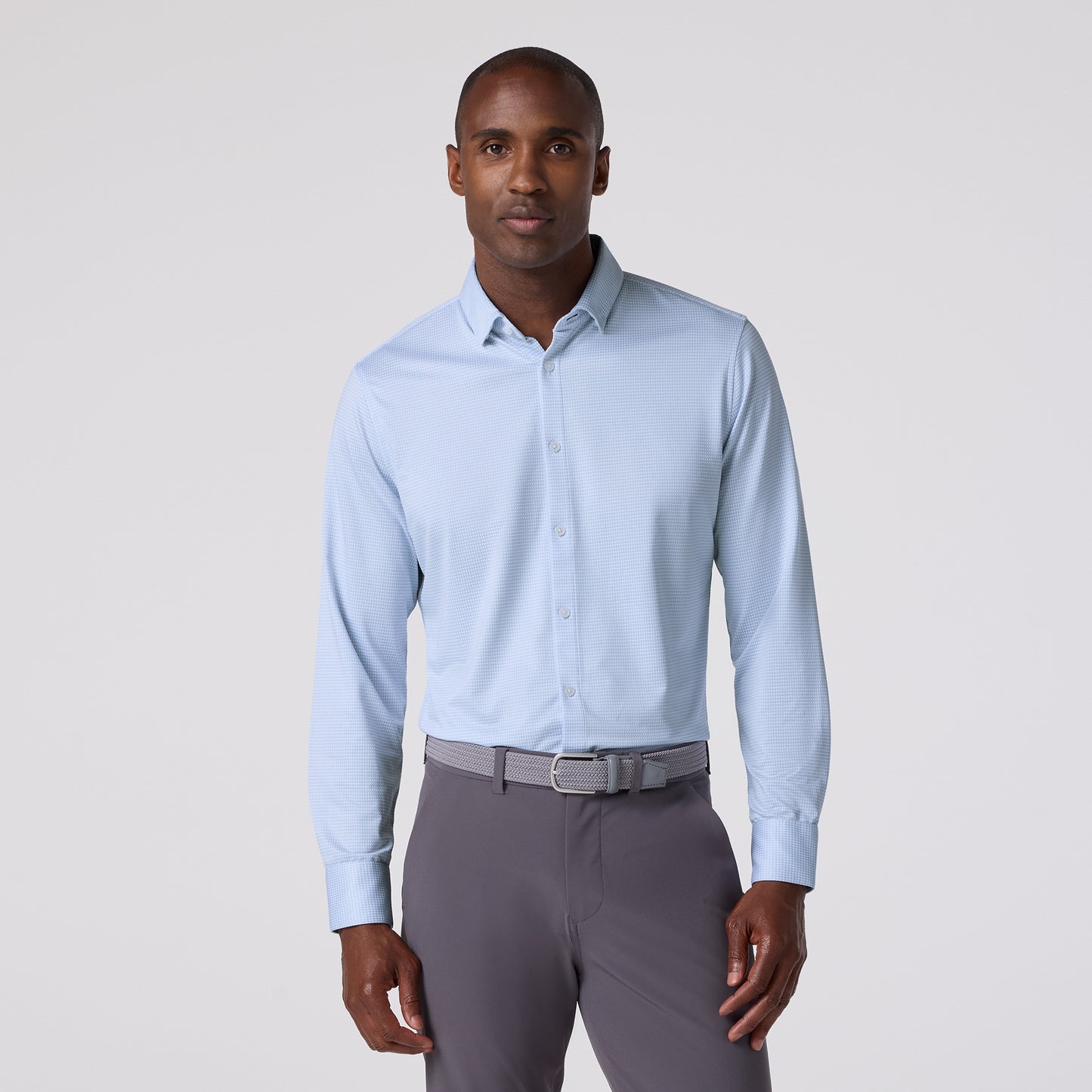 Halyard Dress Shirt - Cloud Blue Peter Gingham