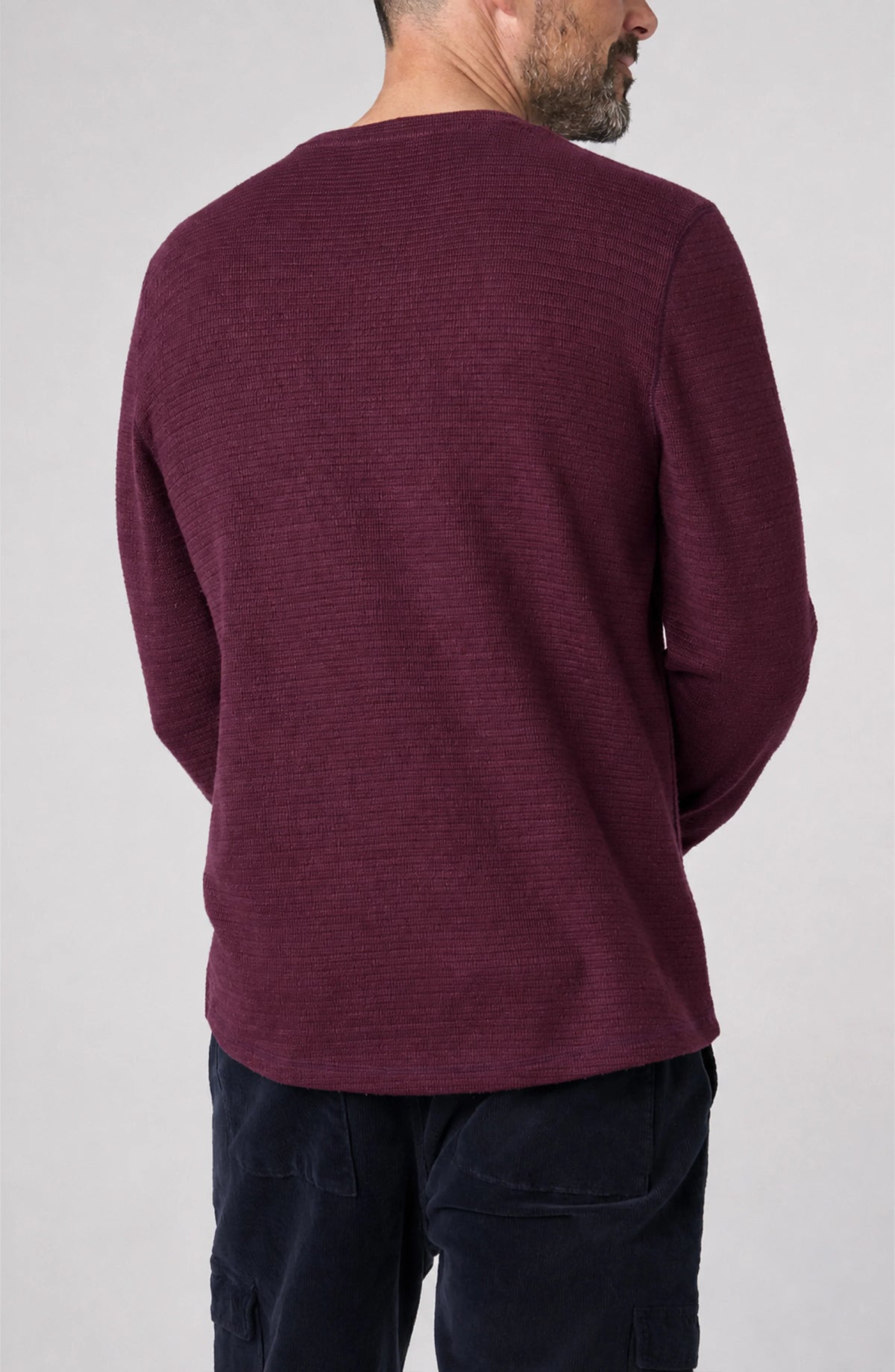 Long Sleeve Crew Neck - Windsor Wine