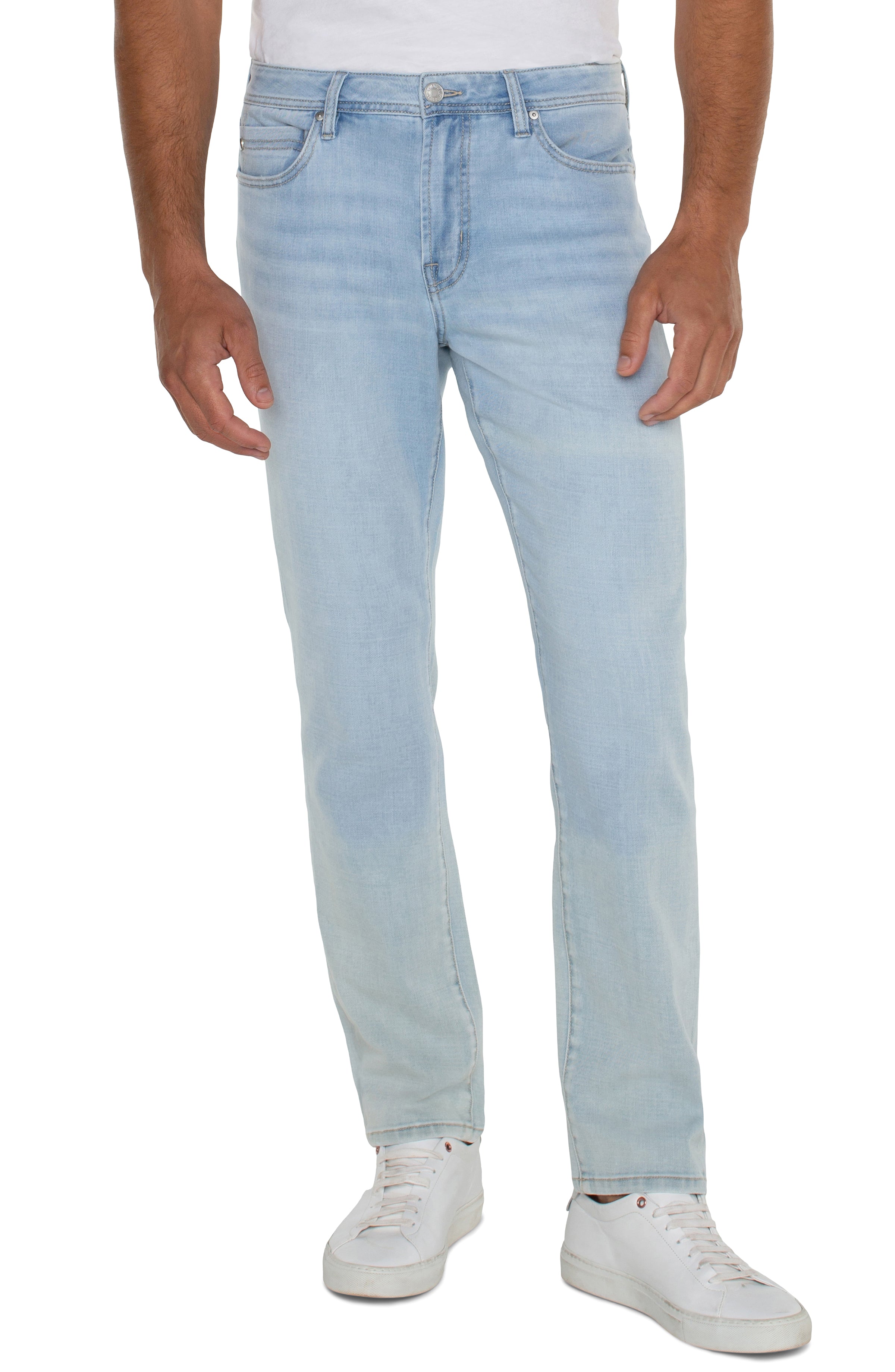 【THE MOZZ】Dandy Straight Denim Pants MMDara Deluxe Jeans Dark Blue 34' – Sass & Edge