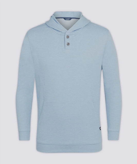 Wally Two Button Hoodie - Pacific