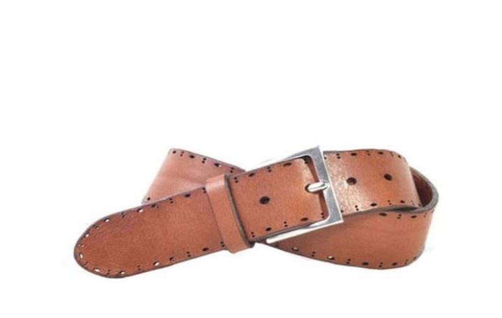 Hayden Italian Bridle Leather Belt - Saddle Tan
