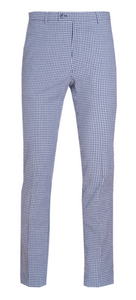 Downing Dress Pants - Navy White Gingham
