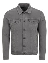 Load image into Gallery viewer, Charcoal Trucker Jacket
