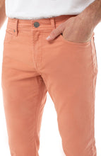 Load image into Gallery viewer, Kingston Modern Slim Straight Peach Colored Twill - Inferno
