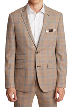 Load image into Gallery viewer, Dover Notch Jacket - Tan Grey Plaid
